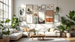 Dai nuova vita alla tua parete spoglia: idee creative per un salotto che parla di te