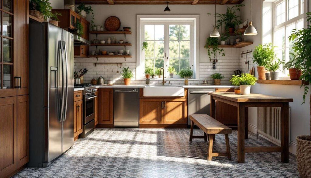 Le piastrelle tradizionali per la cucina sono demodè: ora vogliono tutti le cementine