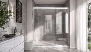 Docce moderne con vetri ampi e profili sottili: soluzioni di design eleganti e funzionali per il bagno