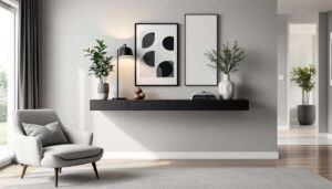 Ingresso e soggiorno: dove fa comodo la consolle sospesa dentro casa