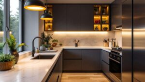 Né lampadari né faretti, questa tendenza illumina la cucina perfettamente