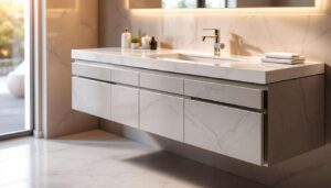 Piani per il mobile bagno: materiali e prestazioni, 25 proposte