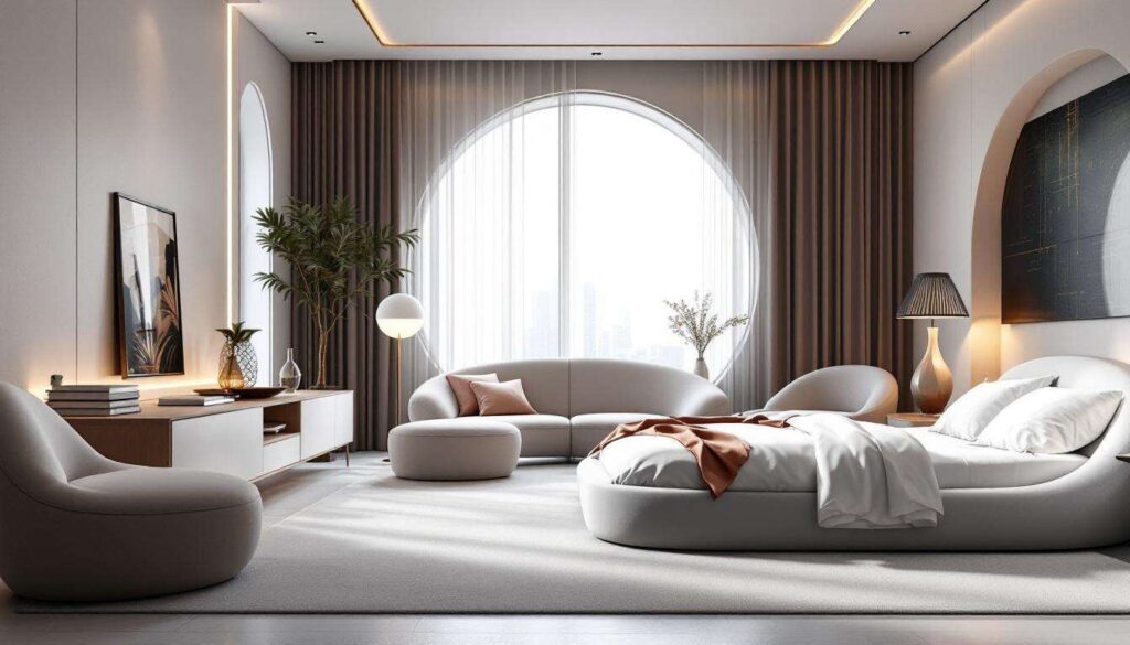 Tendenze arredo 2026: le forme curve sostituiscono gli angoli retti in soggiorno e camera