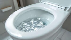 Semplicissimo: il trucco del foglio di alluminio che mantiene il WC splendente ogni giorno
