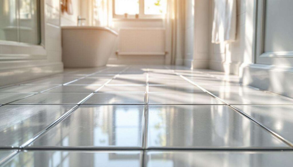 Il trucco per sbiancare le fughe delle piastrelle senza strofinare