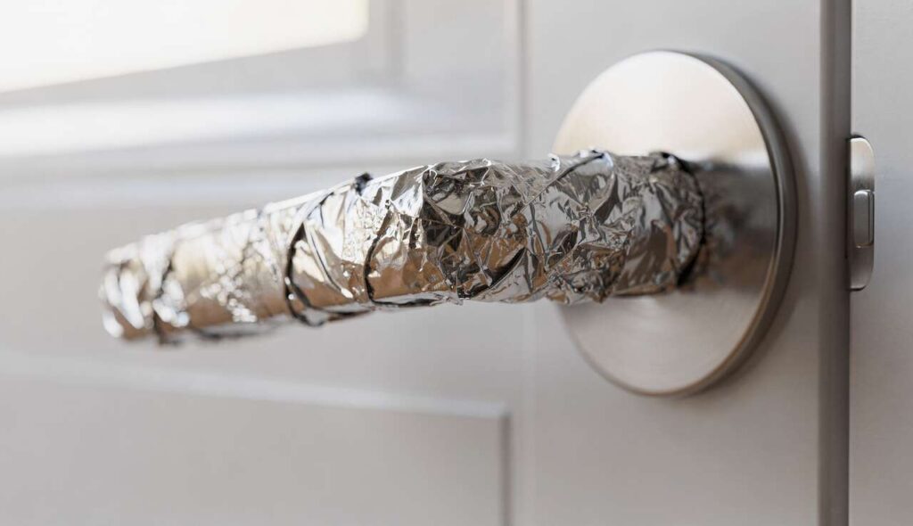 Perché il trucco del foglio di alluminio sulla maniglia conquista sempre più persone