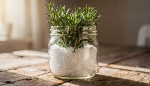 Né profumatore né candela: questo barattolo con rosmarino e sale profumerà ogni stanza